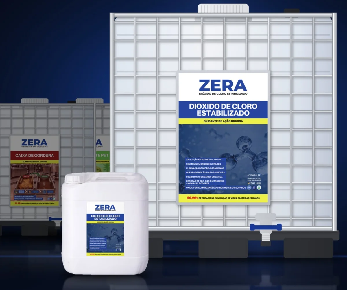 Linha ZERA em contêineres IBC e bombona